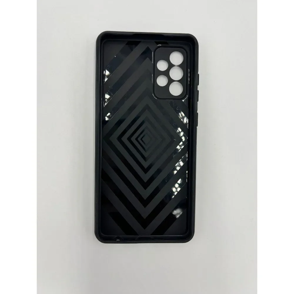 Brand New Samsung Galaxy‎ A72 Black Shockproof Phone Case With Kickstand